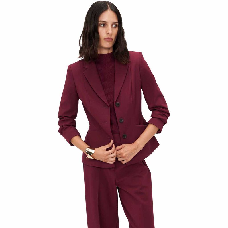 Veronika Maine European Stretch Hourglass Blazer image number 0
